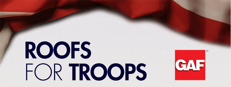 GAF Roofs For Troops Program